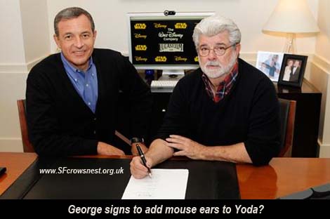 George Lucas sells StarWars to Disney.