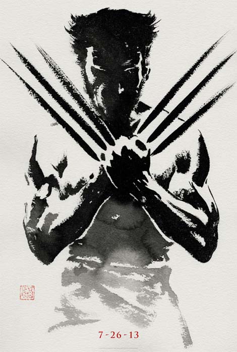 The Wolverine movie poster.
