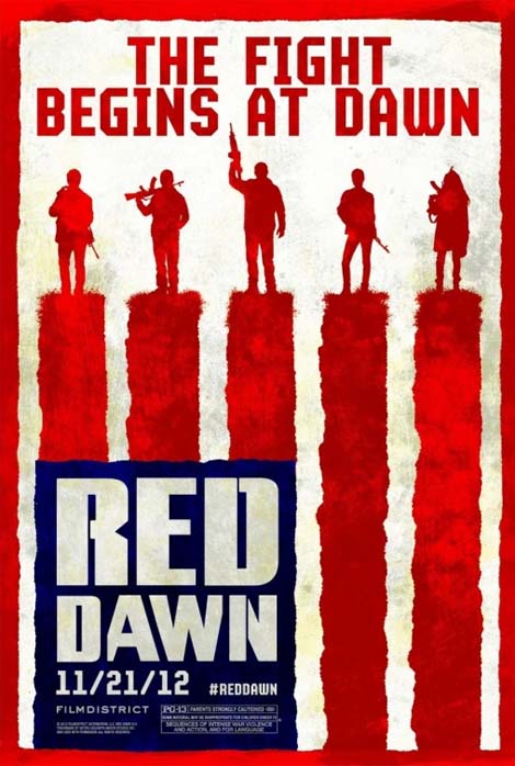 Red Dawn rebooted film poster.