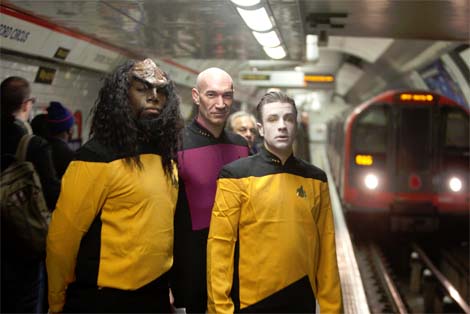 Star Trek: The Next Generation invades London.