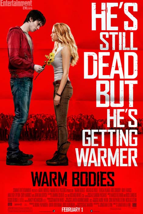 Warm Bodies zombie poster.