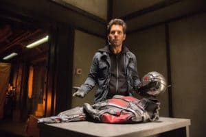 As ANT-MAN Paul Rudd's Scott Lang has plans to stop the criminnal foolishness besides raiding a giant-sized picnic basket in Peyton Reed's modest costume caper.
