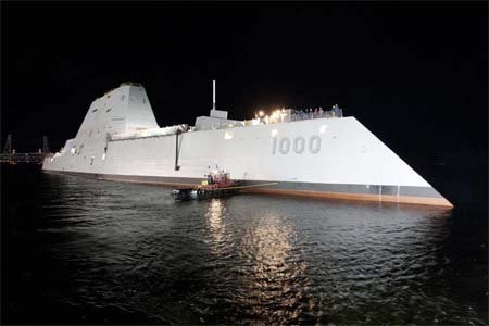 Futuristic navy ship launches, commanded by ... James Kirk.