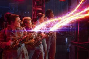 GHOSTBUSTERS paranormal princesses Melissa McCarthy, Kate McKinnon, Kristen Wiig and Leslie Jones are having a blast in blowing away the eerie ghosts. The question remains: will audiences have the same kind of blast?