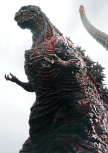 GODZILLA RESURGENCE has the Japanese raucous reptile stomping his way into the hearts of avid fans looking for the monstrous large lizard to "strut his stuff" in the doomed streets of Japan.