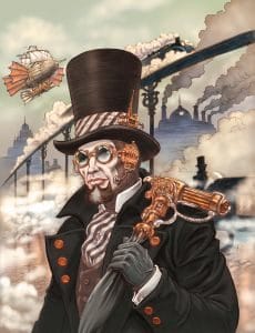 How to Draw Steampunk, written by Joey Marsocci and Allison DeBlasio, illustrated by Bob Berry, is published by Walter Foster (£12.99). Image Credit: Bob Berry.