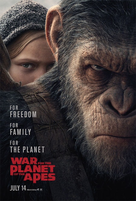 War For The Planet Of The Apes (brand new trailer).