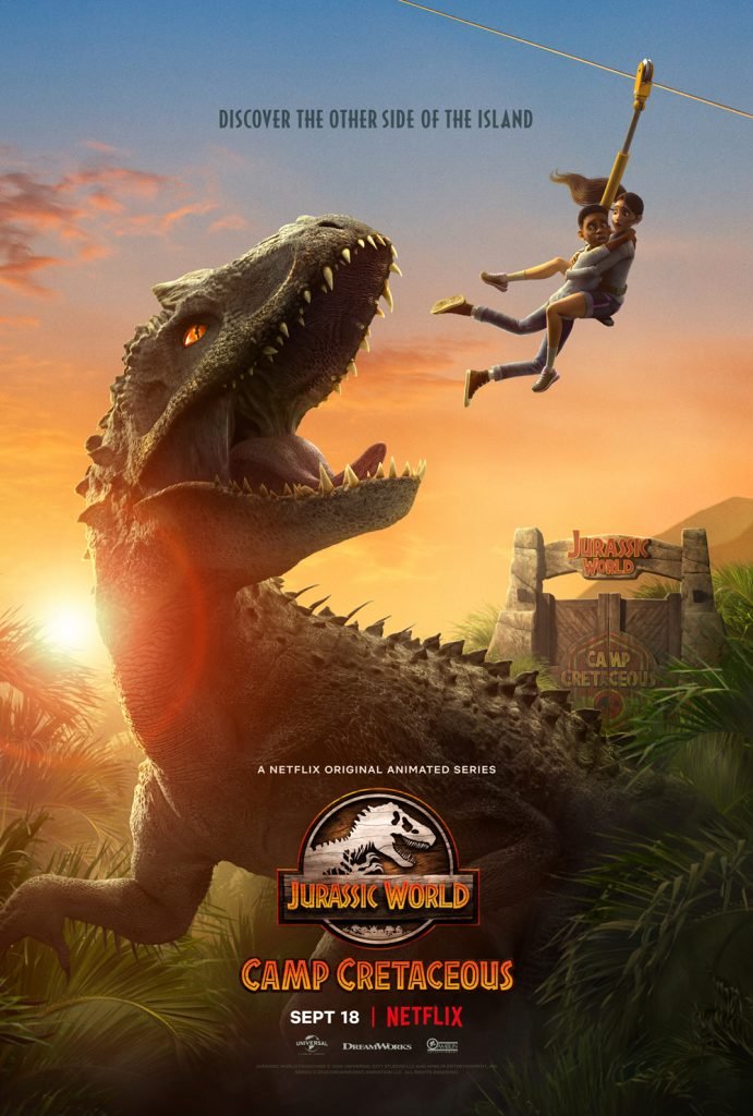 Jurassic World Camp Cretaceous (animated Netflix TV series: trailer).