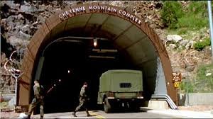 The underground super base at Cheyenne Mountain (science video).