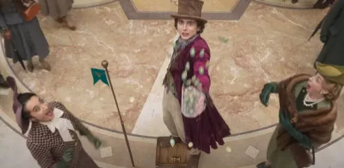 Wonka's wacky world: a chocolate-coated confection of cinema? (movie trailer)