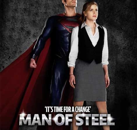 Man of Steel... looking steel-y.