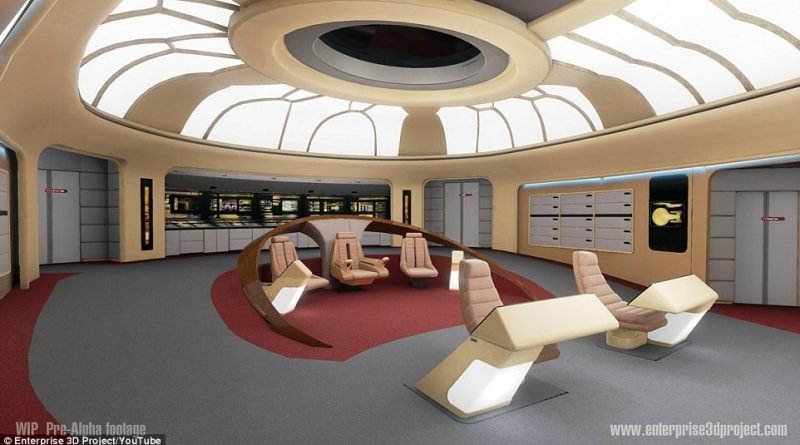 Star Trek Enterprise: complete virtual interior!