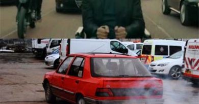 Motorist with Bond-like gadget car jailed for activating smoke screen.
