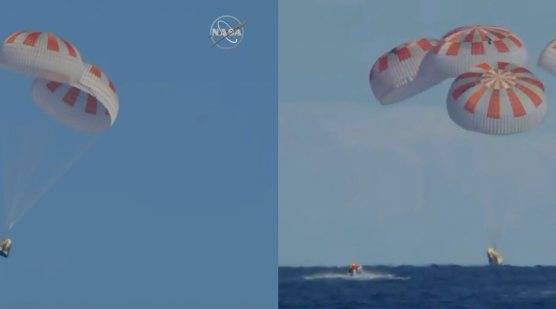 Want to see a Dragon splash down?