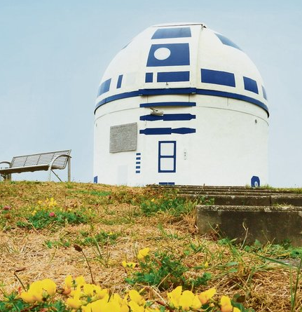 German observatory camouflaged as R2-D2!