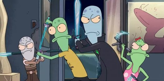 Solar Opposites (animated SF tv series: trailer).