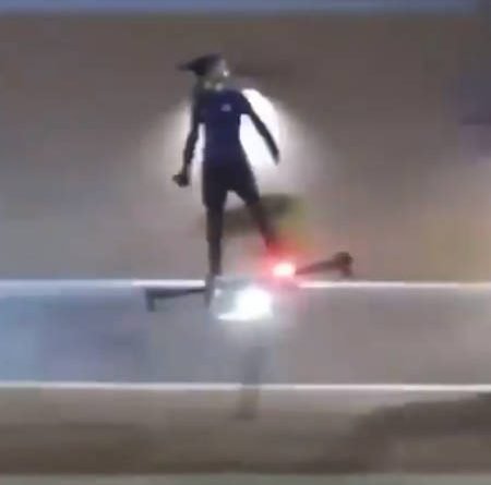 Green Goblin gets real on U.S streets (video).