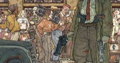 Geof Darrow discusses the classic comic-book Hardboiled, which he created with Frank Miller (comic-book retrospective).