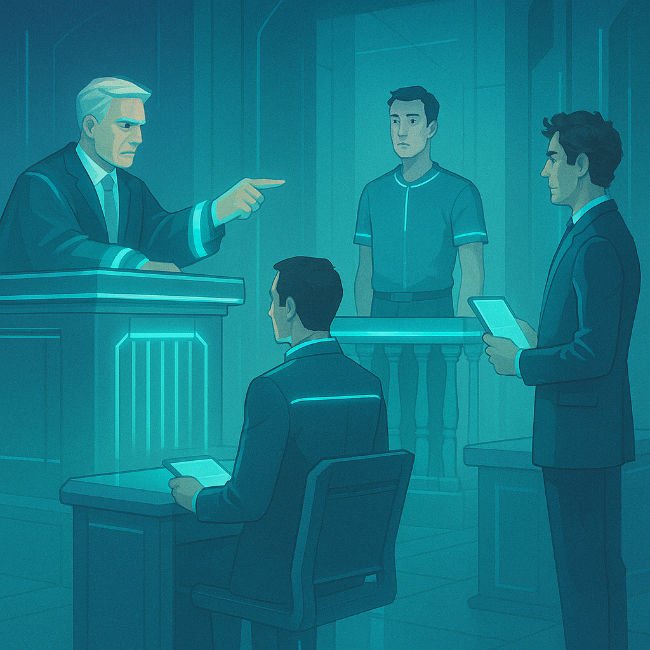 Blind Evidence: a short story by GF Willmetts.