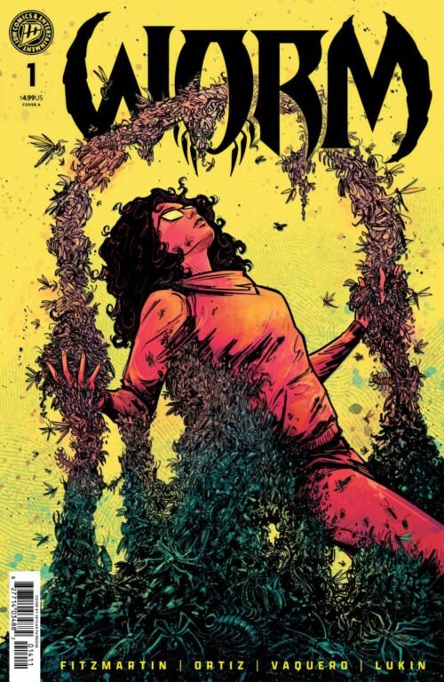 Skylar Patridge's Cover A for IDW's Worm #1, the comic adaptation of Wildbow's superhero web serial